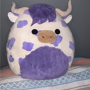Purple squishmallow cow